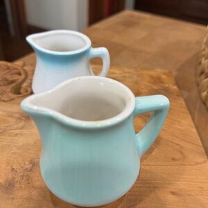 Vintage creamers Wallace and Syracuse china